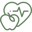 Medical nutrition service icon
