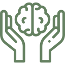 Healthy living service icon